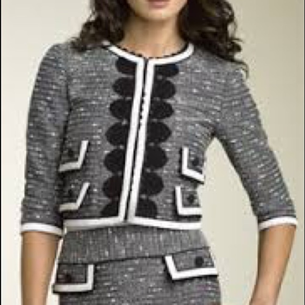 Nanette Lepore Tweed Skirt Suit